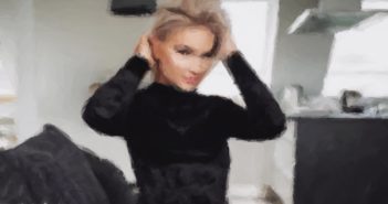 So macht Shirin David mit Parfüm über 10 Millionen Euro Umsatz! Shirin David als polygonale Zeichnung